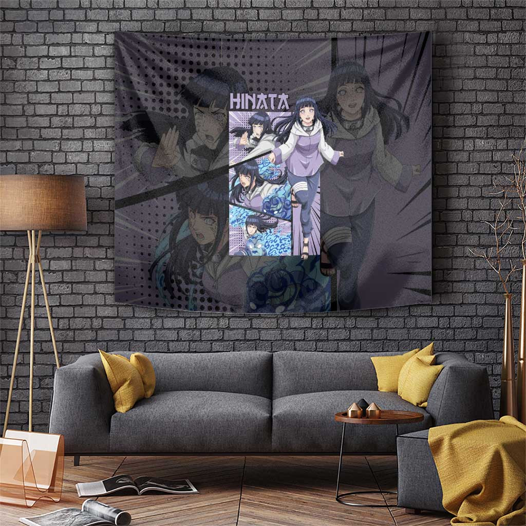 Hinata Naruto Gentle Kunoichi Tapestry With Byakugan And Quiet Strength Anime Style