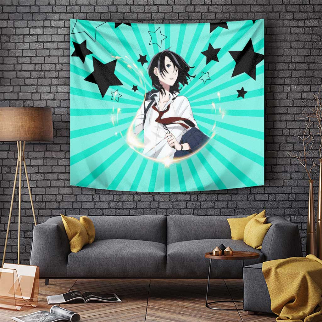 Izumi Miyamura Horimiya Gentle Boy Tapestry With Piercings Anime Style