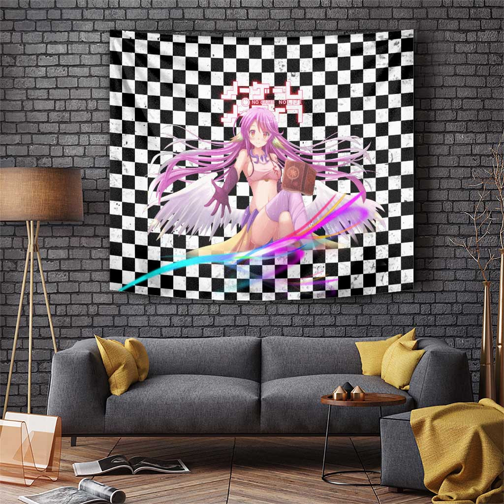 Jibril No Game No Life Winged Genius Tapestry With Battle Aura Japan Anime Style