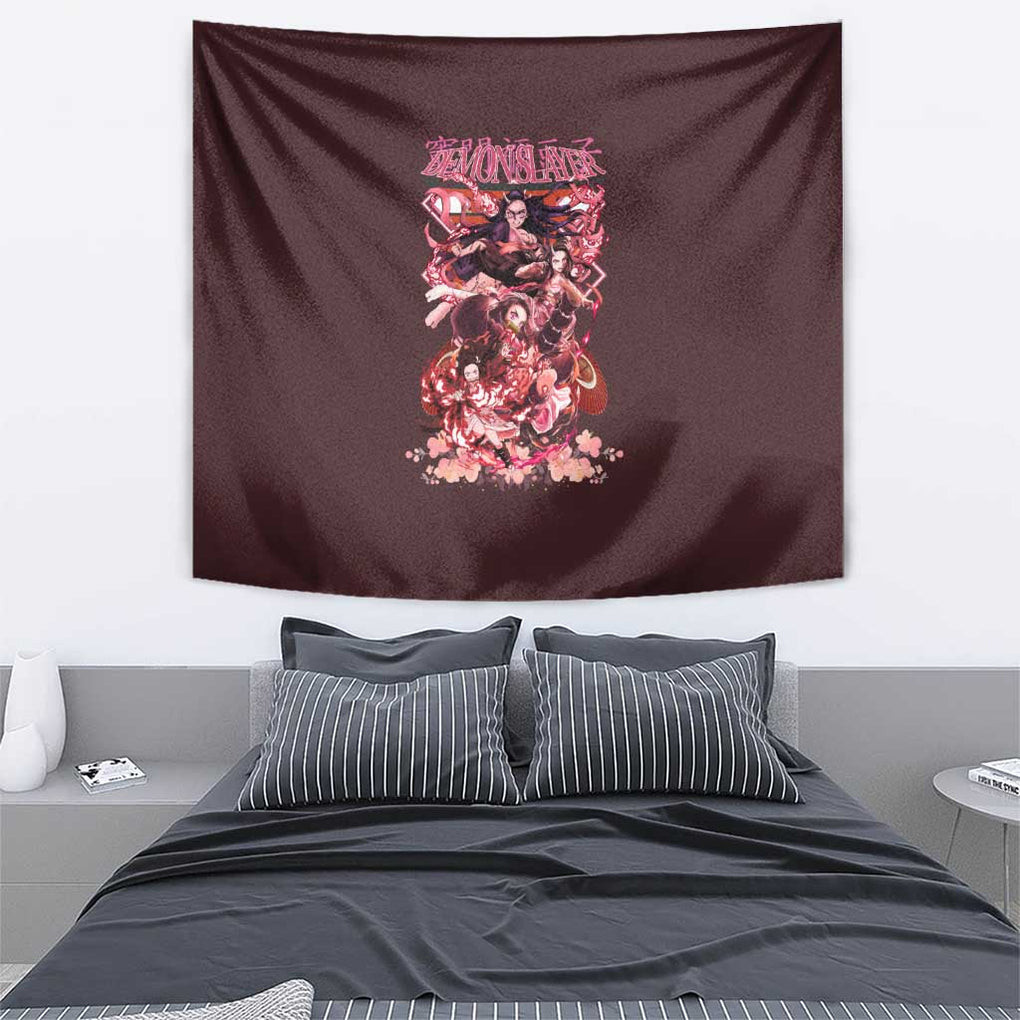 Kamado Nezuko V2 Demon Slayer Tapestry Anime Style