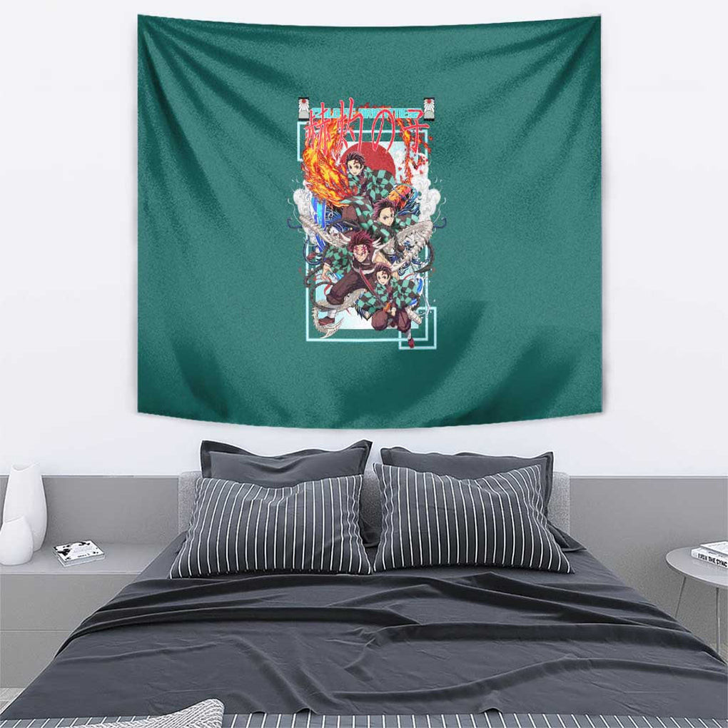 Kamado Tanjiro V2 Demon Slayer Tapestry Japan Anime Style