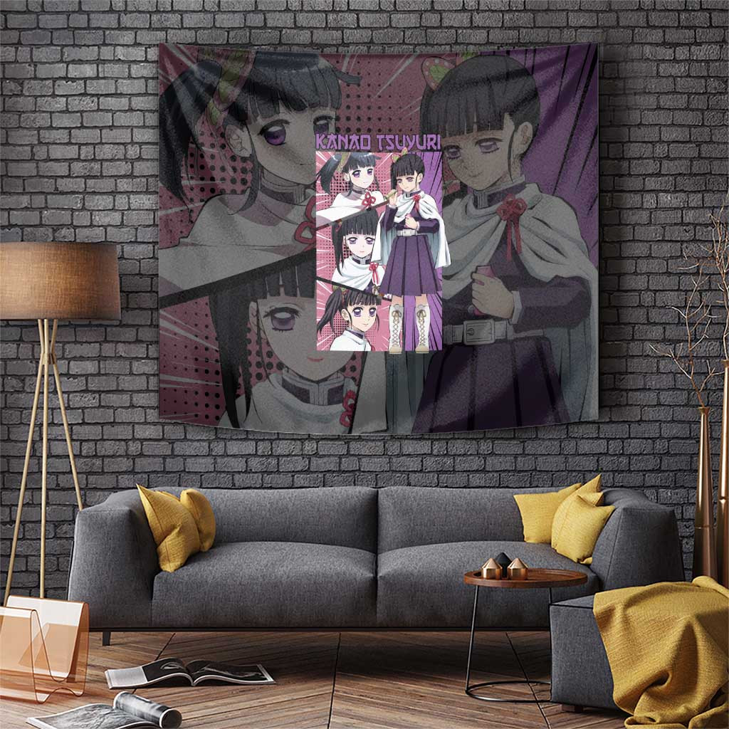 Kanao Demon Slayer Silent Tapestry Strong Flower Breathing Japan Anime Style