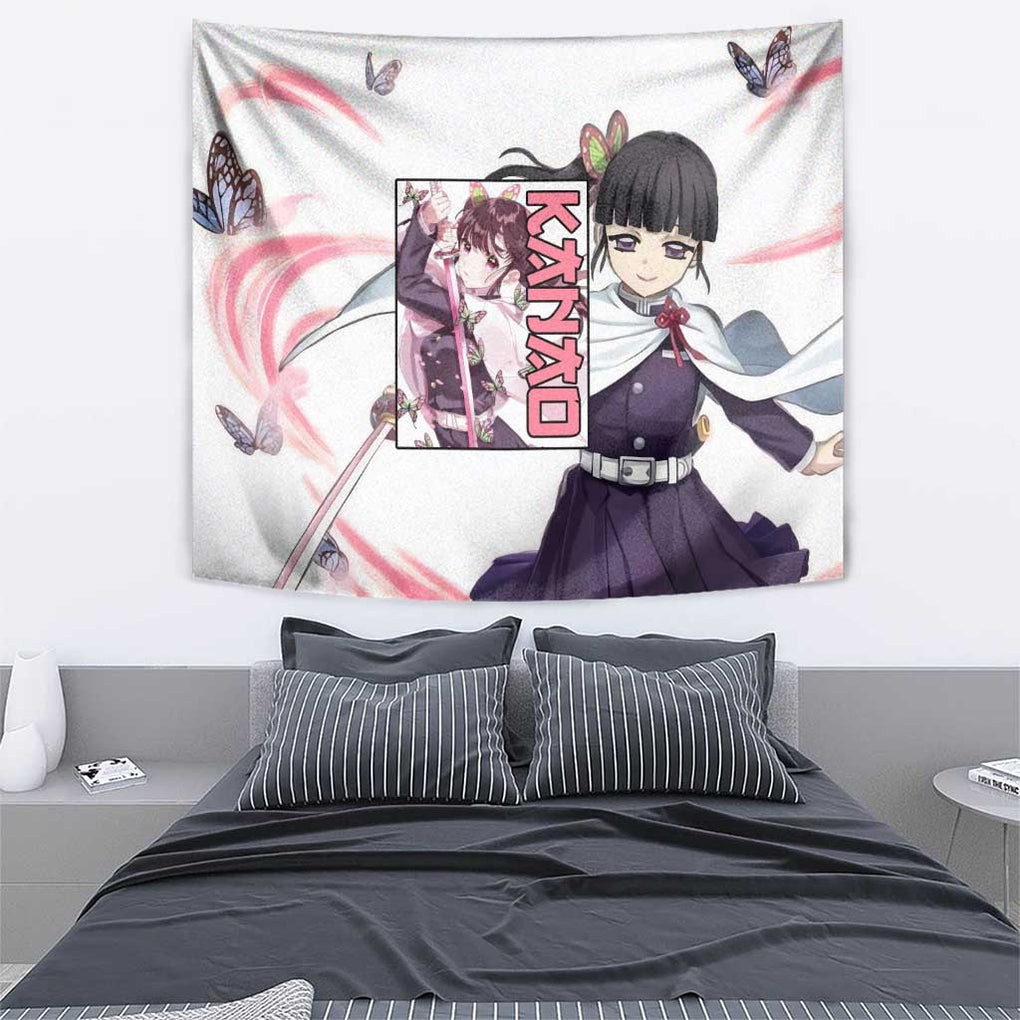 Kanao Demon Slayer Tapestry Anime Style