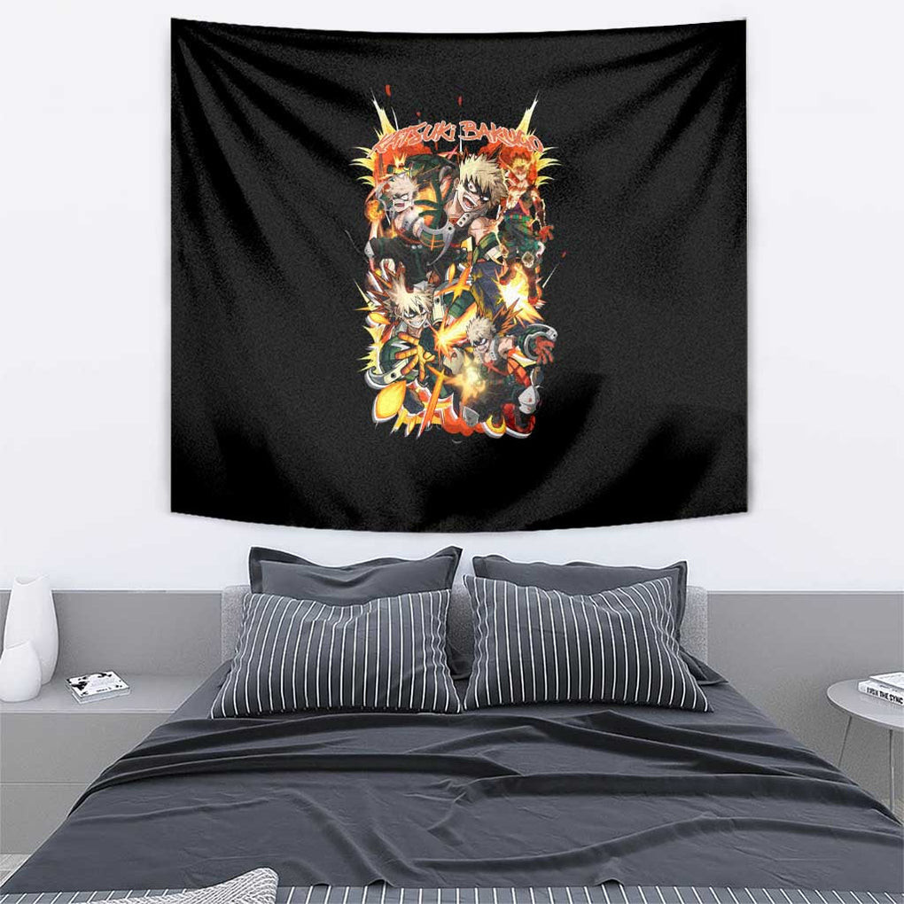 Katsuki Bakugo V2 My Hero Academia Tapestry Anime Style