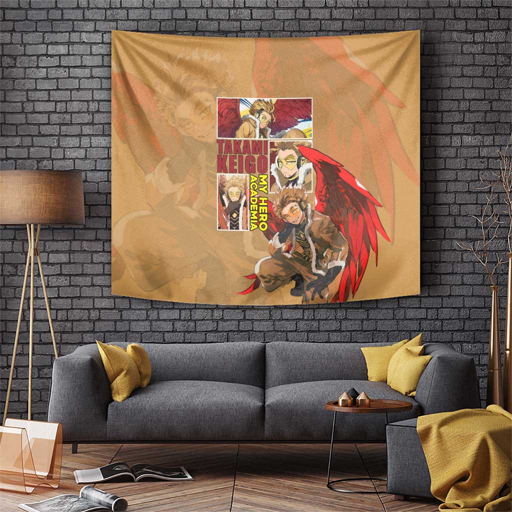 Keigo Takami My Hero Academia Tapestry Hawks Red Wings Urban Hero
