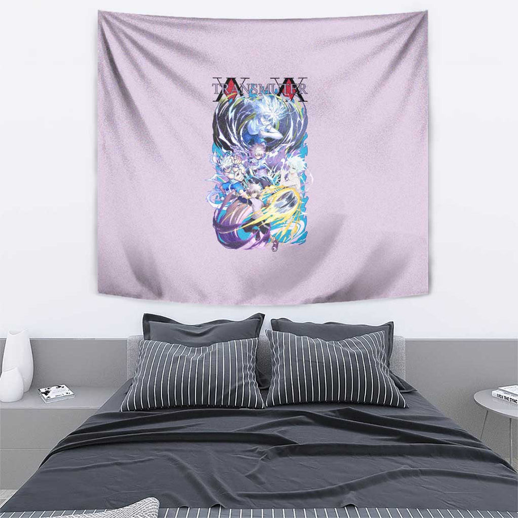 Killua Zoldyck V4 Hunter X Hunter Tapestry Anime Style