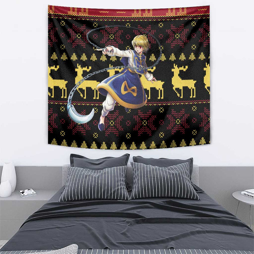 Kurapika Hunter X Hunter Tapestry Anime Mix Christmas Style