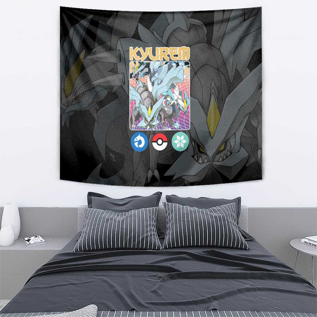 Kyurem Poke Tapestry Japan Anime Style