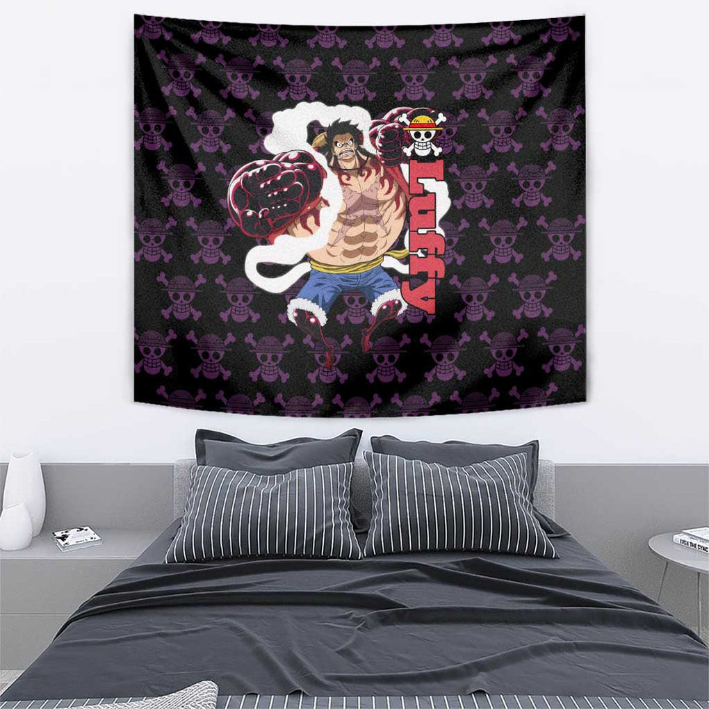 Luffy Gear 4 One Piece Tapestry Anime Pattern Mix Style