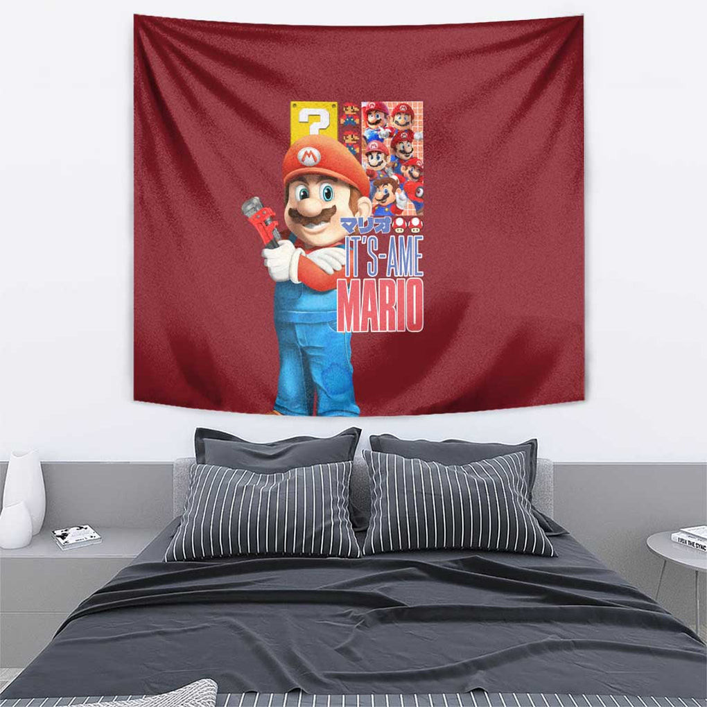 Mario Bros Mario Bros Tapestry Anime Mix 3d Game Style