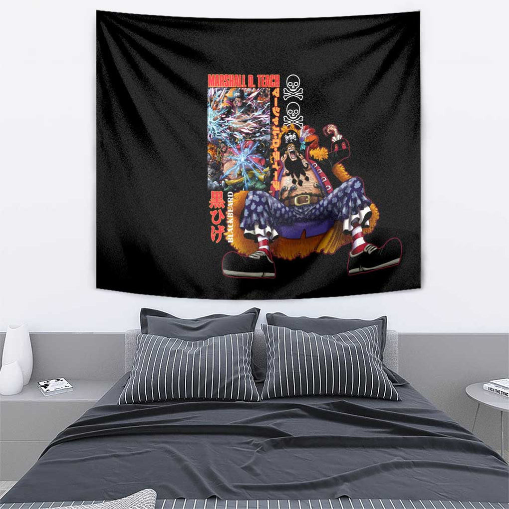 Marshall D Teach V2 One Piece Tapestry Japan Anime Style