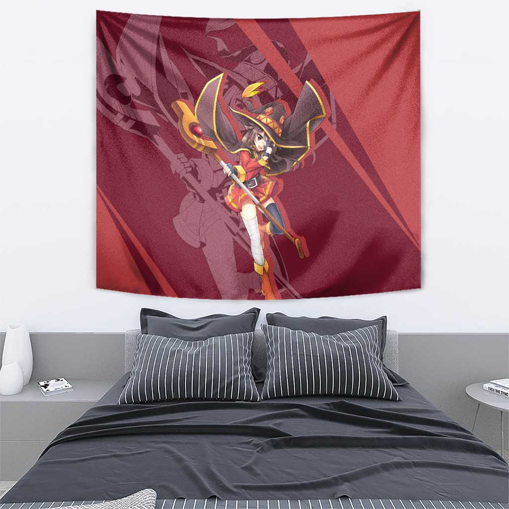 Megumin Konosuba Tapestry Anime Style