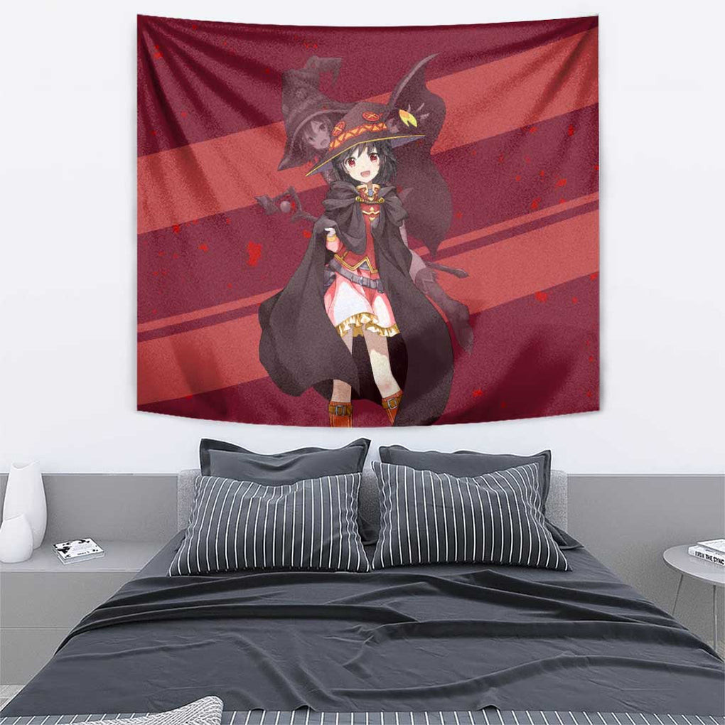 Megumin Konosuba Tapestry Mix Anime Style
