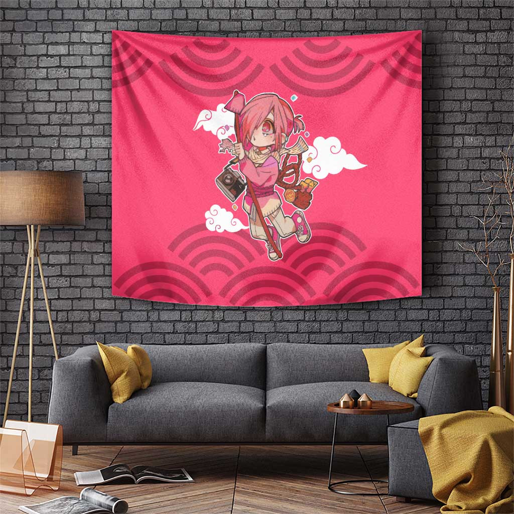 Mitsuba Sousuke Jibaku Shounen Hanako Kun Tapestry Classic Spirit Design Anime Style