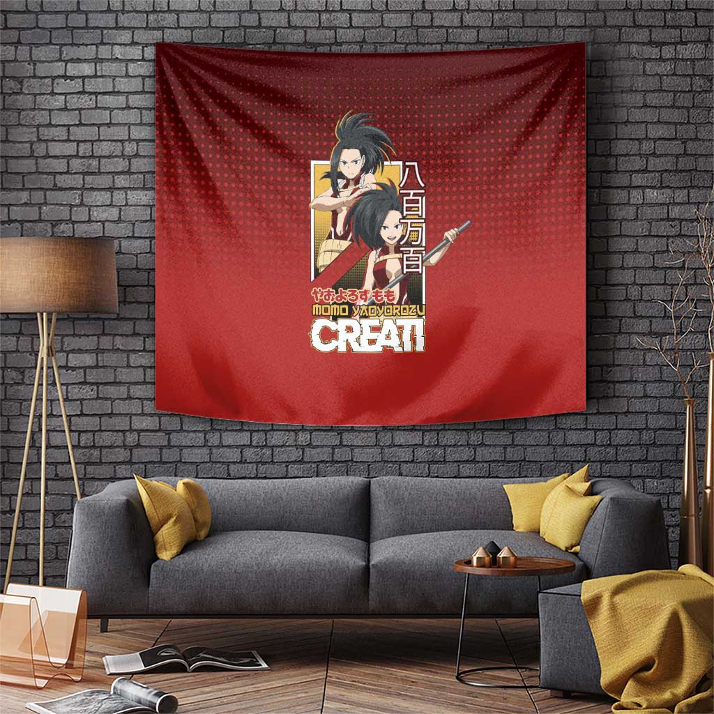 Momo Yaoyorozu My Hero Academia Tapestry With Confident Creation Power