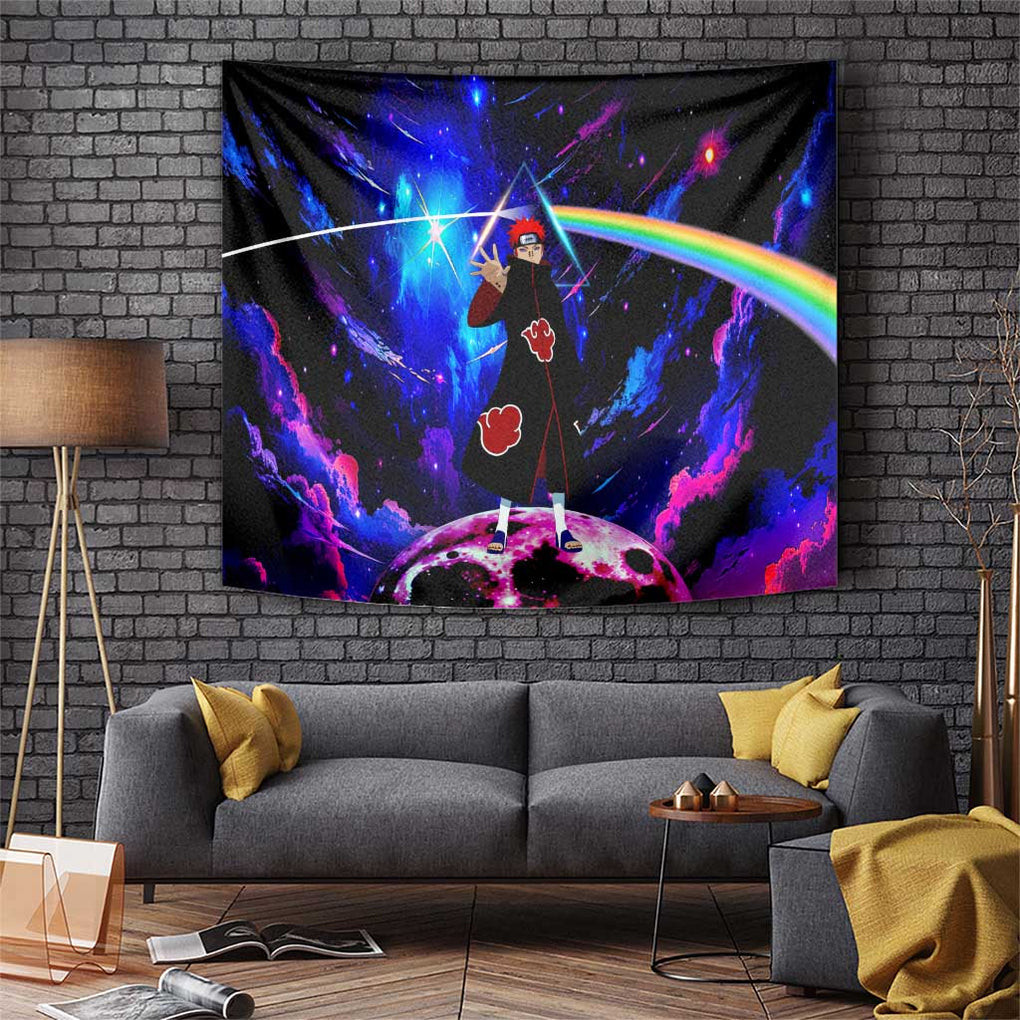 Naruto Akatsuki Astral Led Pain Tapestry Trippy Style