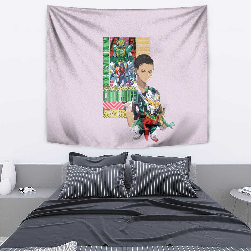 Nataku X Chang Wufei Gundam Wing Endless Waltz Tapestry Japan Anime Style