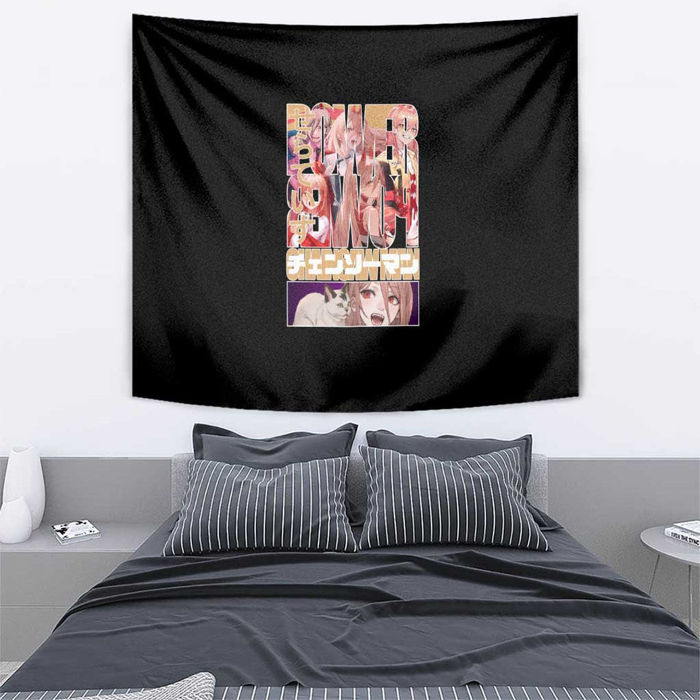 Power Chainsaw Man Tapestry Anime Japan Style