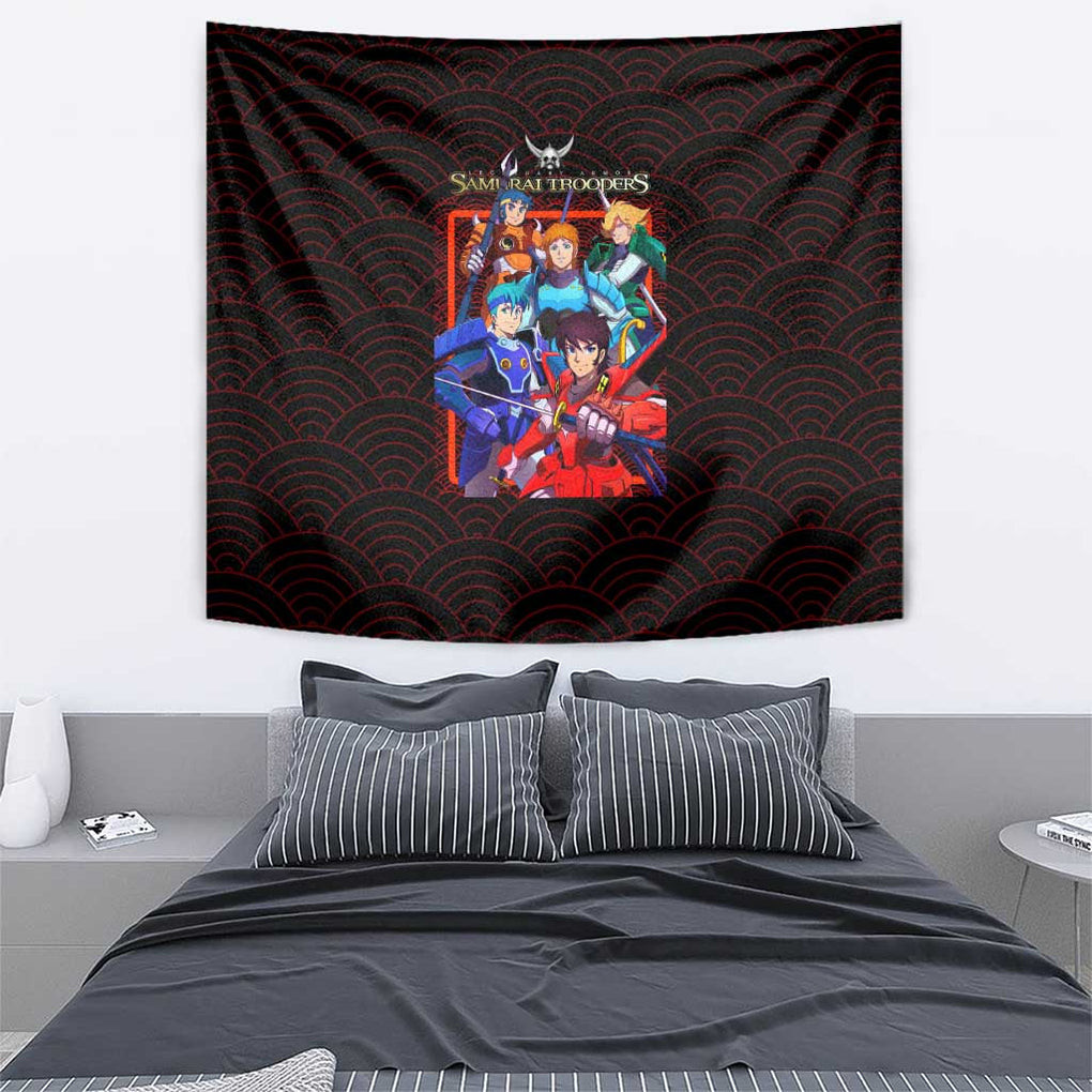 Ronin Warriors Tapestry Japan Anime Style