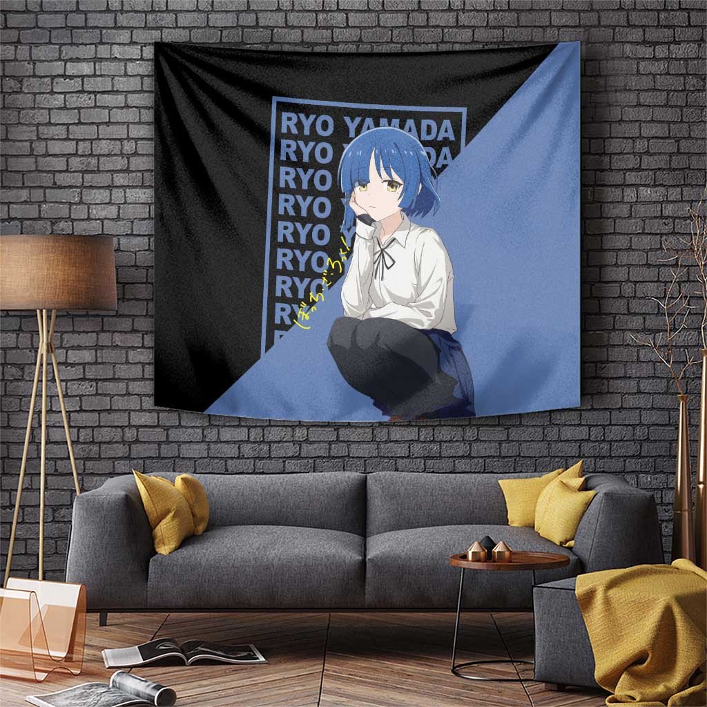 Ryo Yamada Bocchi The Rock Stylish Drummer Tapestry With Strong Vibe Anime Style