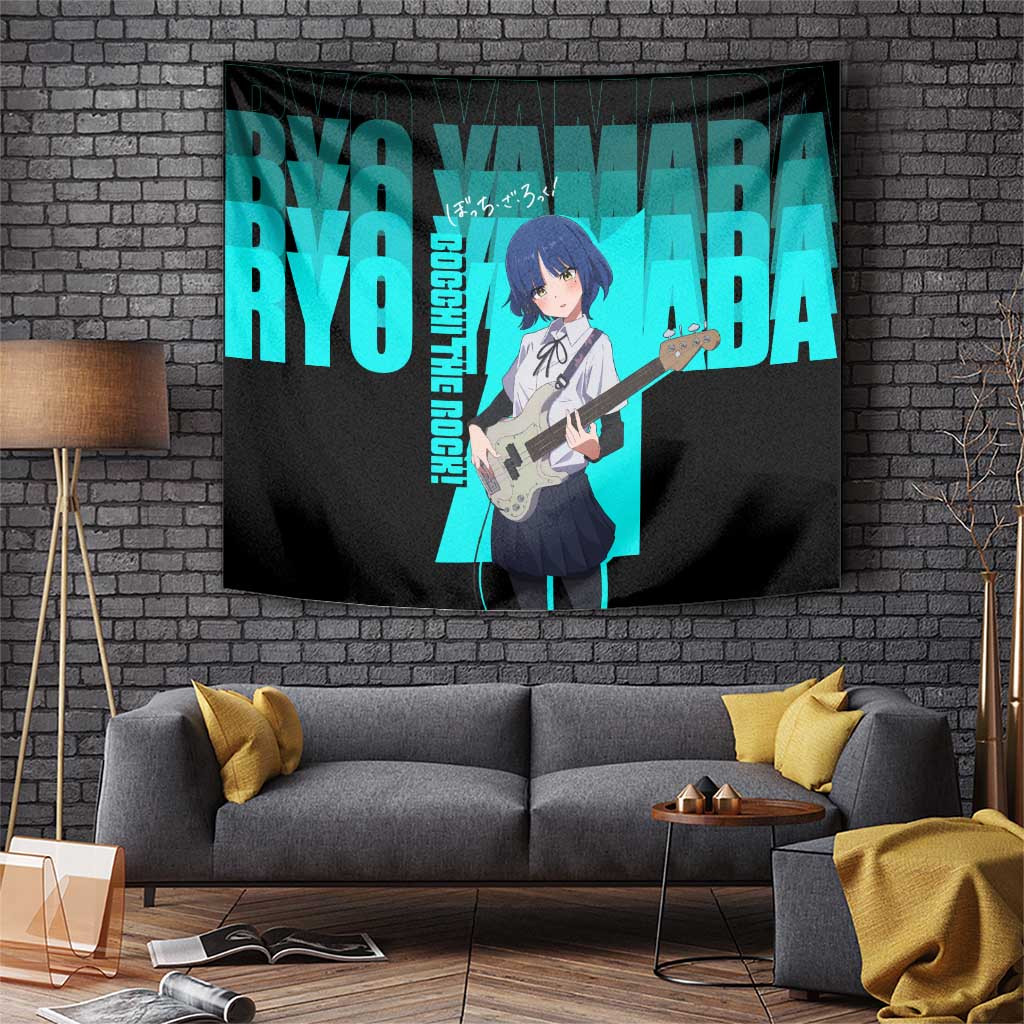 Ryo Yamada Bocchi The Rock Bold Drummer Tapestry With Cool Street Vibe Anime Style