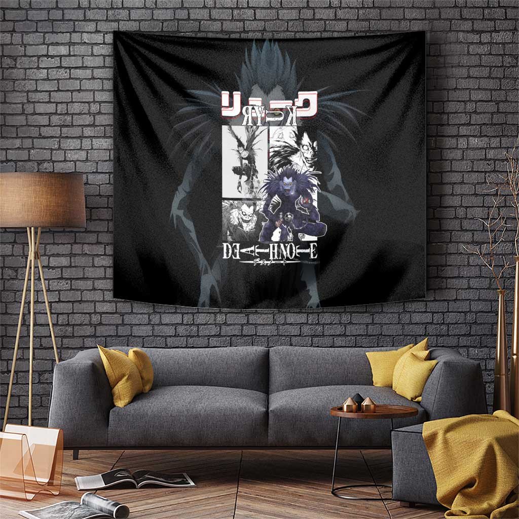 Ryuk Death Note Shinigami Tapestry With Apple And Wings Japan Anime Style