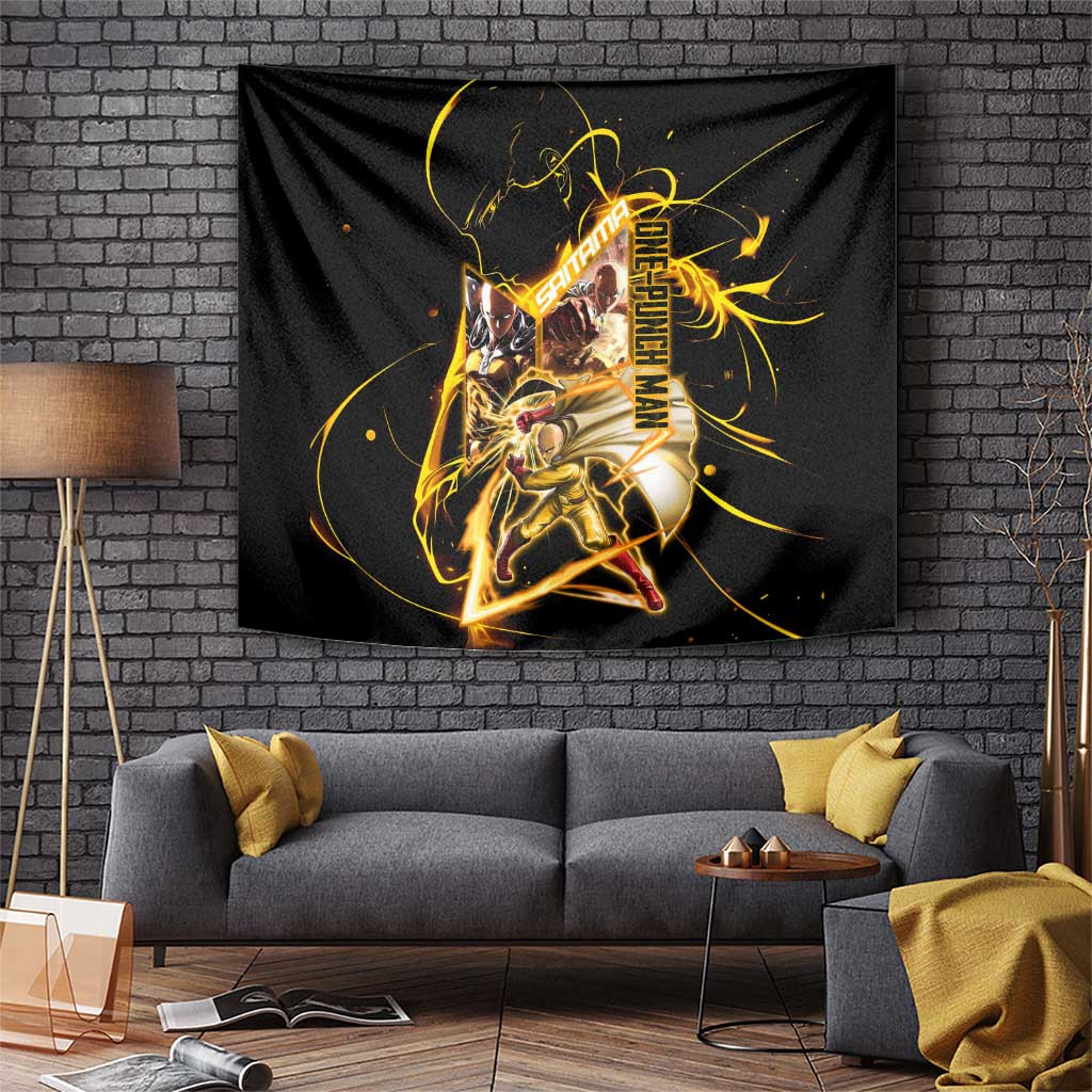 Saitama One Punch Man Tapestry