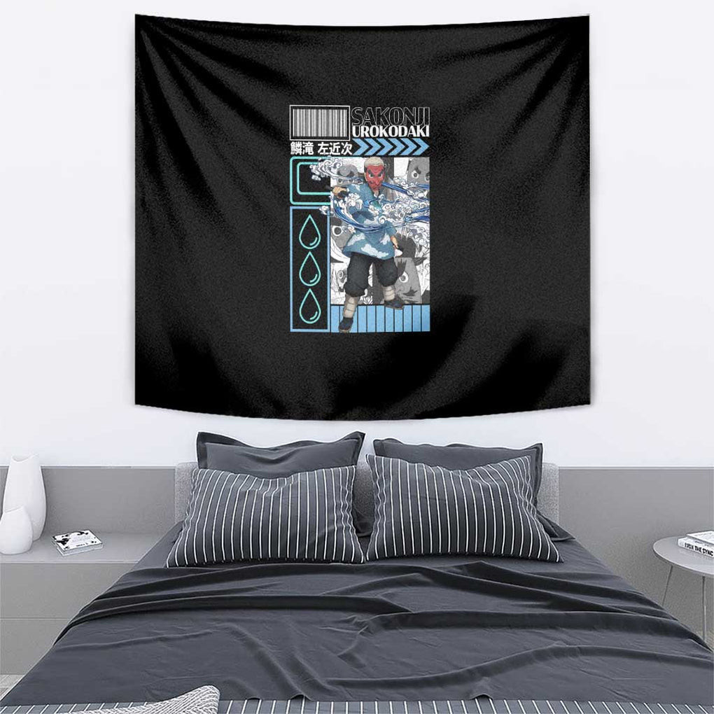 Sakonji Urokodaki Demon Slayer Tapestry Japan Anime Style