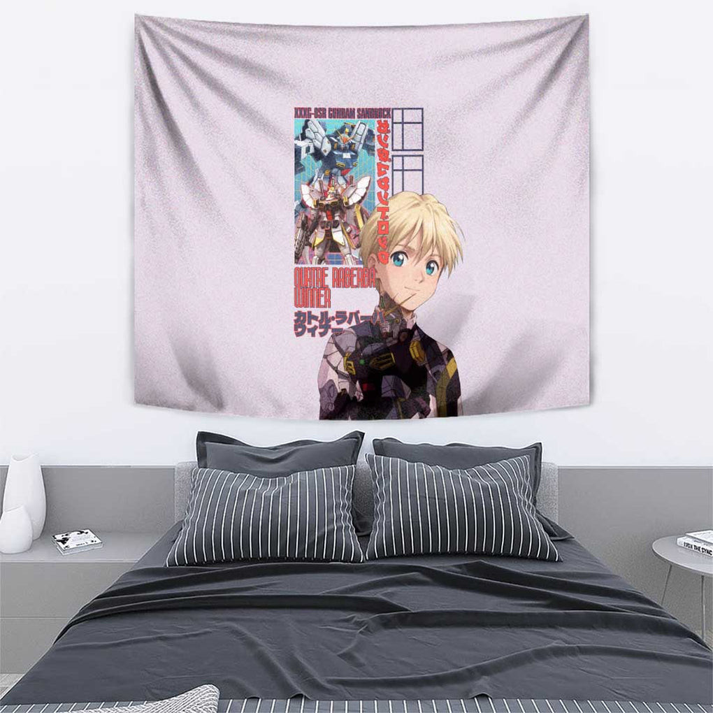 Sandrock X Quatre Raberba Winner Gundam Wing Endless Tapestry Japan Anime Style