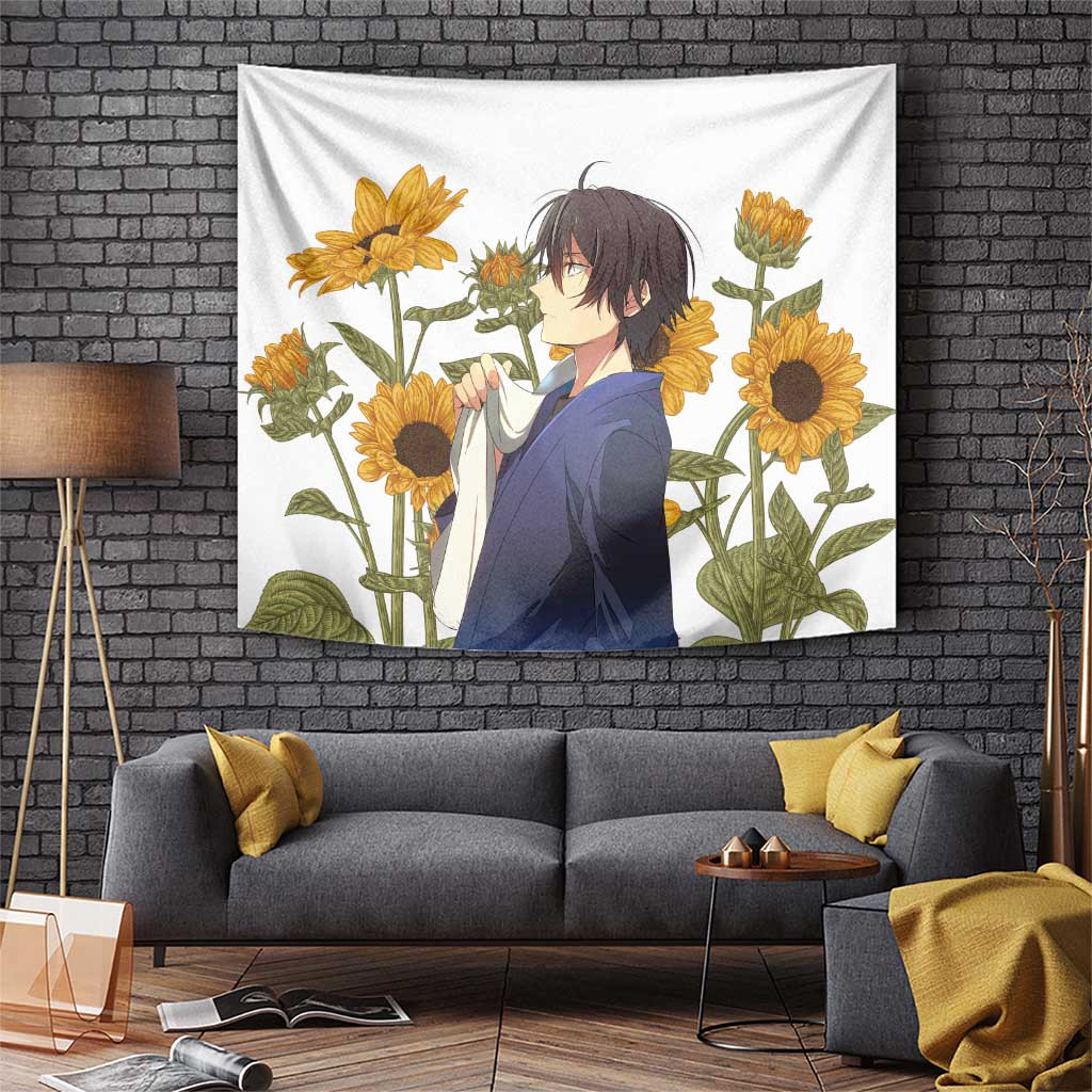 Sei Handa Barakamon Calligraphy Artist Tapestry In Island Life Anime Style