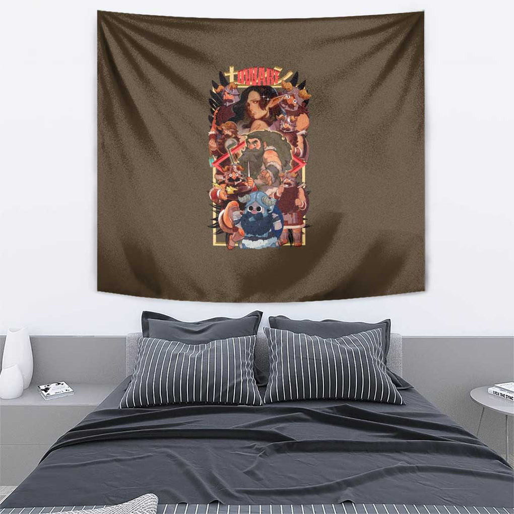 Senshi Delicious In Dungeon Tapestry Japan Anime Style