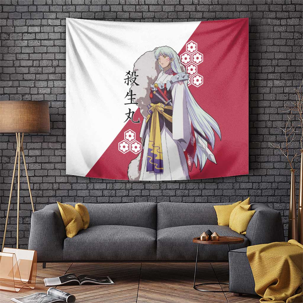 Sesshomaru Inuyasha Cold Tapestry And Elegant Demon Prince Japan Anime Style