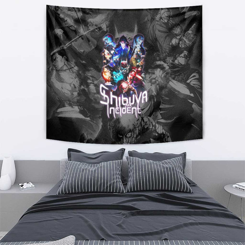 Shibuya Incident Jujutsu Kaisen Tapestry Anime Style