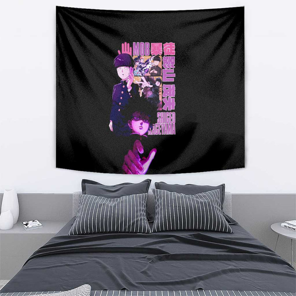 Shigeo Kageyama V3 Mob Psycho 100 Tapestry Anime Style