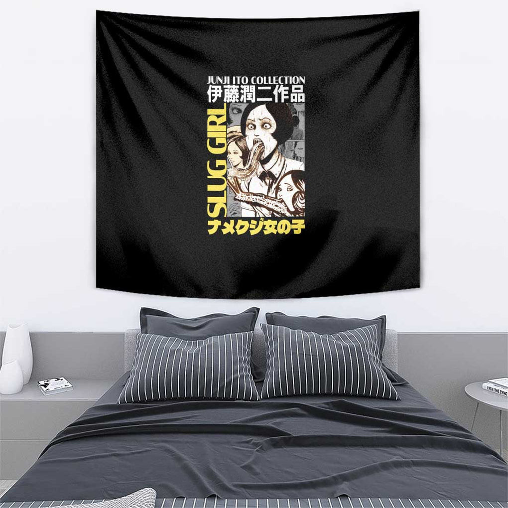 Slug Girl Junji Ito Collection Tapestry Anime Style