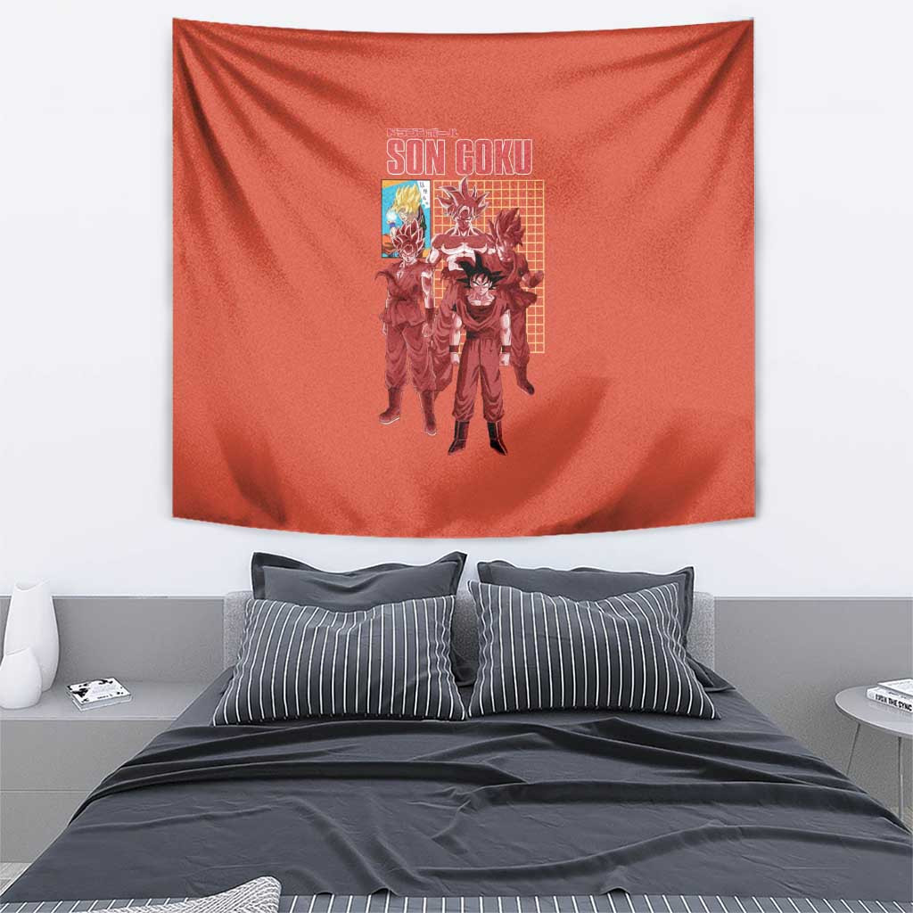 Son Goku Dragon Ball Z Tapestry Anime Style