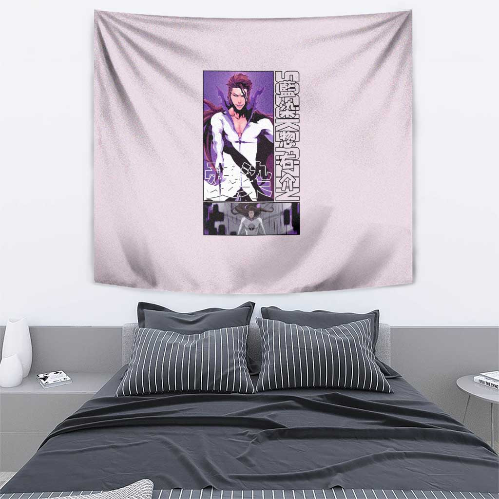 Sosuke Aizen Bleach Tapestry Anime Style