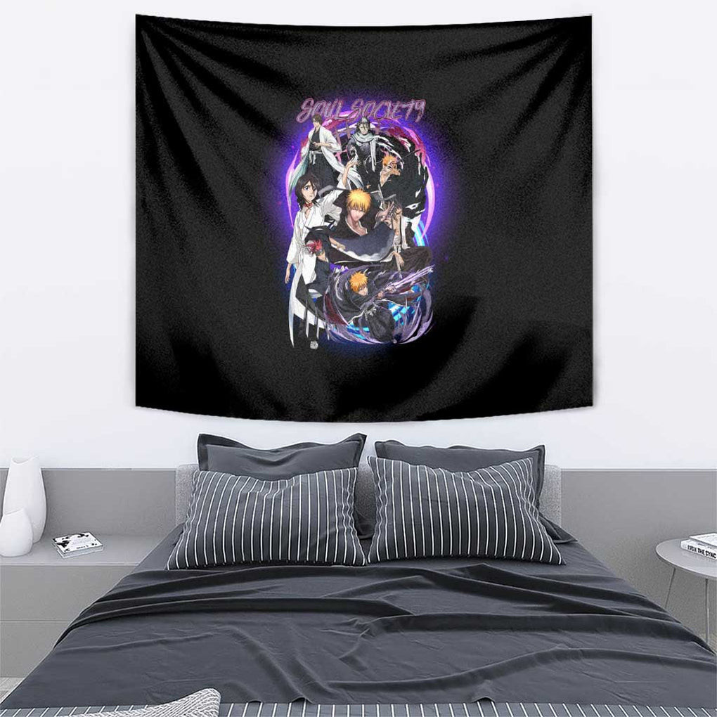 Soul Society Rescue Arc Bleach Tapestry Japan Anime Style