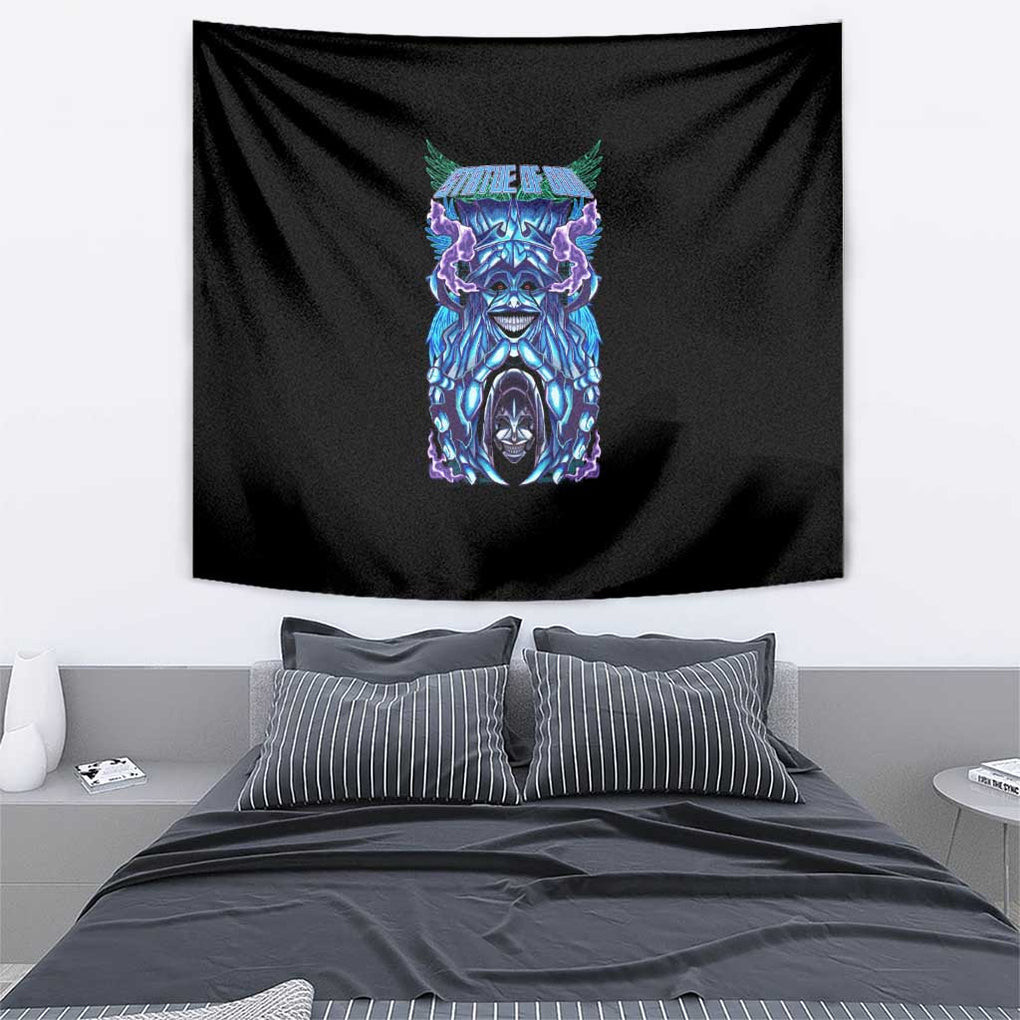 Statue Of God Solo Leveling Tapestry Japan Anime Style