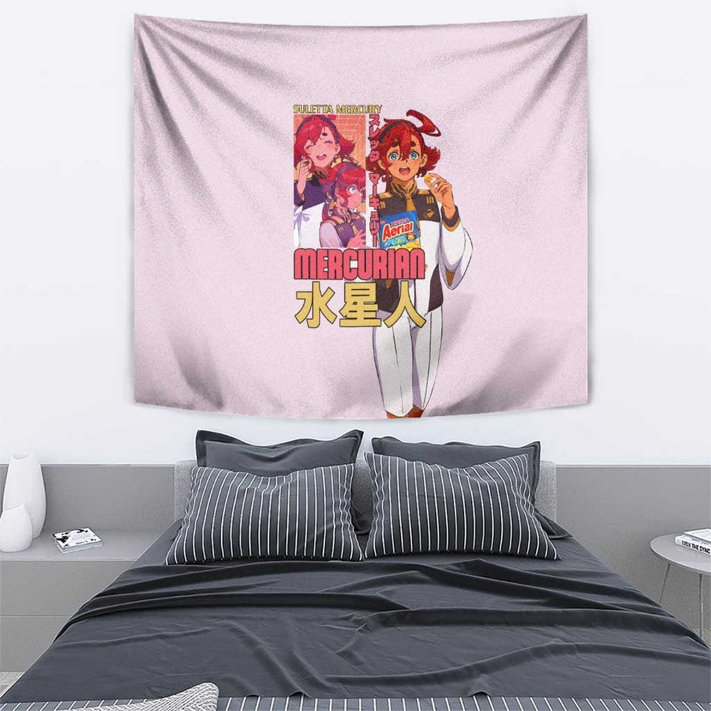 Suletta Mercury Gundam Witch From Mercury Tapestry Anime Style