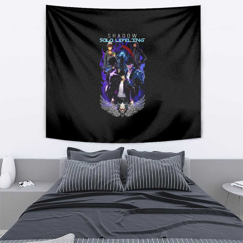 Sung Jin Woo V2 Solo Leveling Tapestry Anime Style