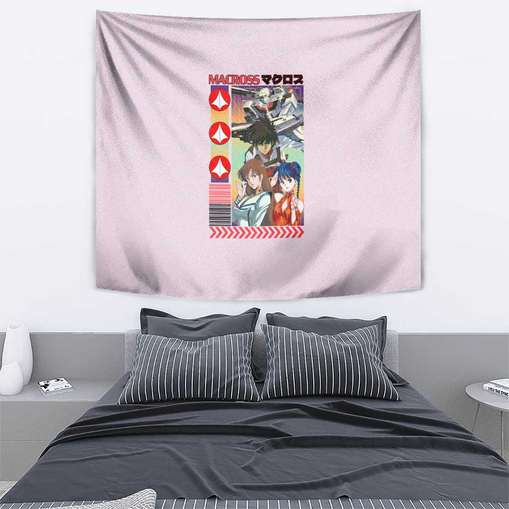 Super Dimension Fortress Macross Tapestry Anime Style