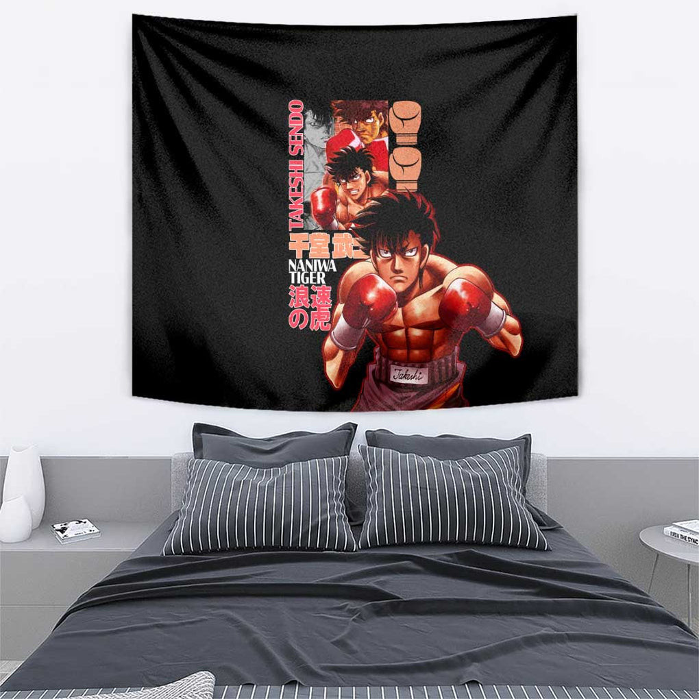 Takeshi Sendo Hajime No Ippo Tapestry Anime Style