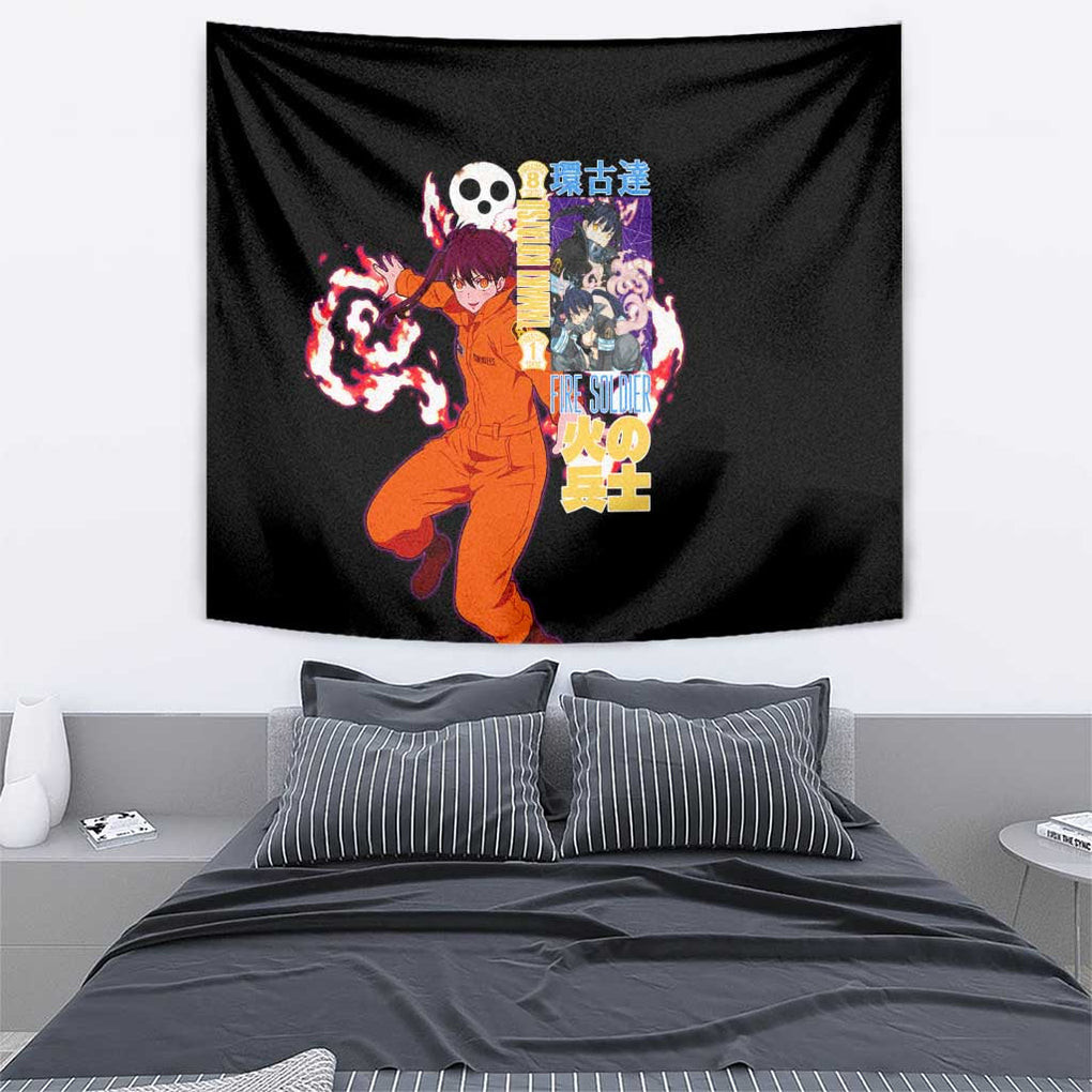 Tamaki Kotatsu Fire Force Tapestry Japan Anime Style