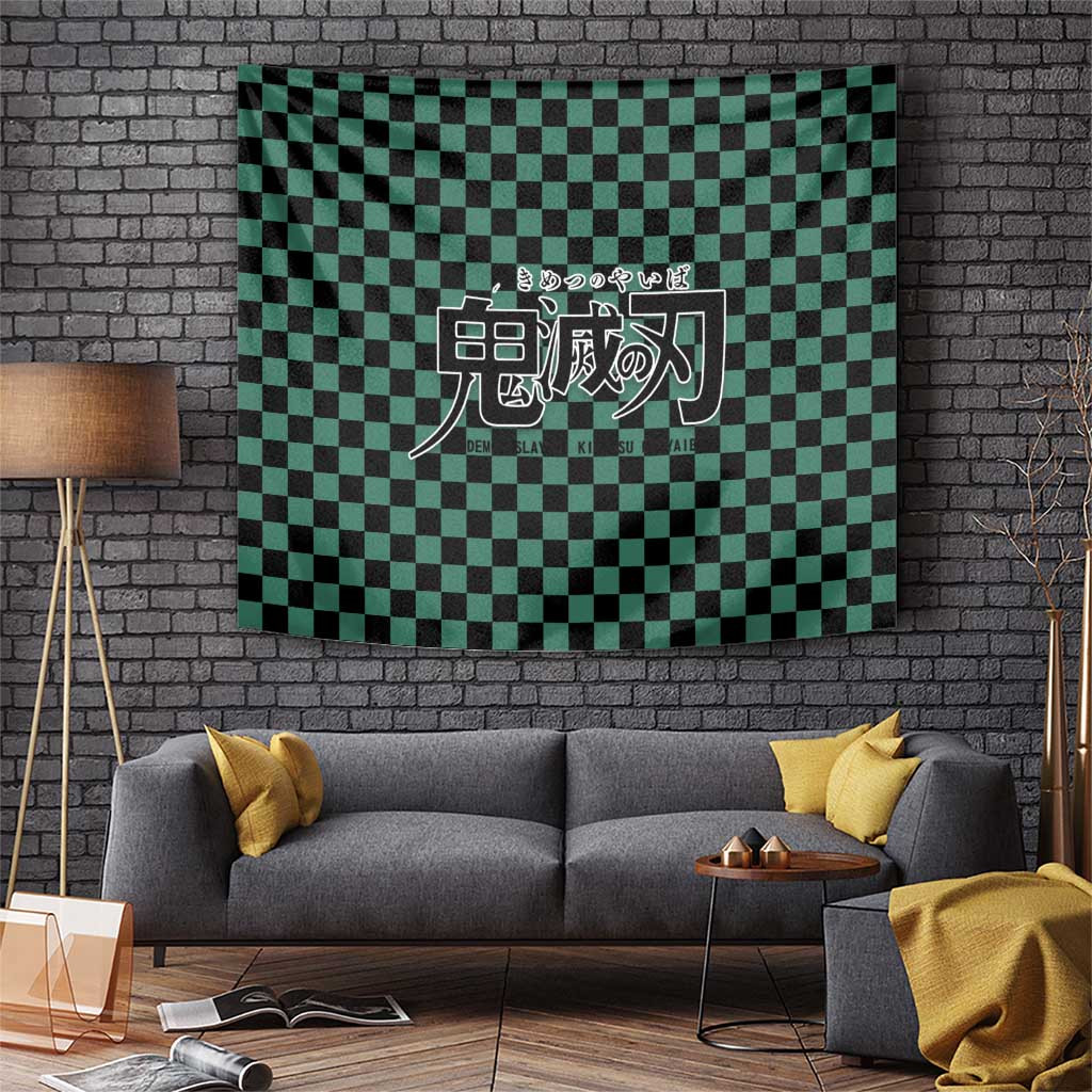 Tanjiro Kamado Tapestry With Demon Slayer Anime