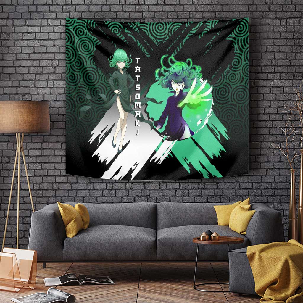 Tatsumaki One Punch Man Tapestry Psychic Storm Urban Style