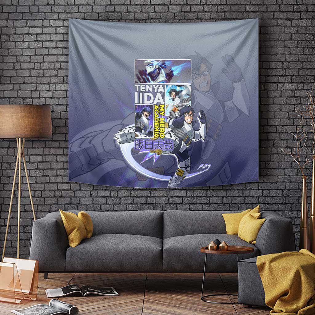 Tenya Iida My Hero Academia Tapestry Engine Leg Quirk Speed Motion Style