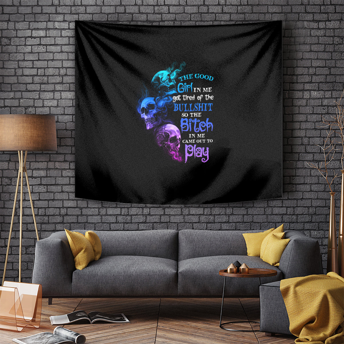The Good Girl In Me Got Tired Tapestry