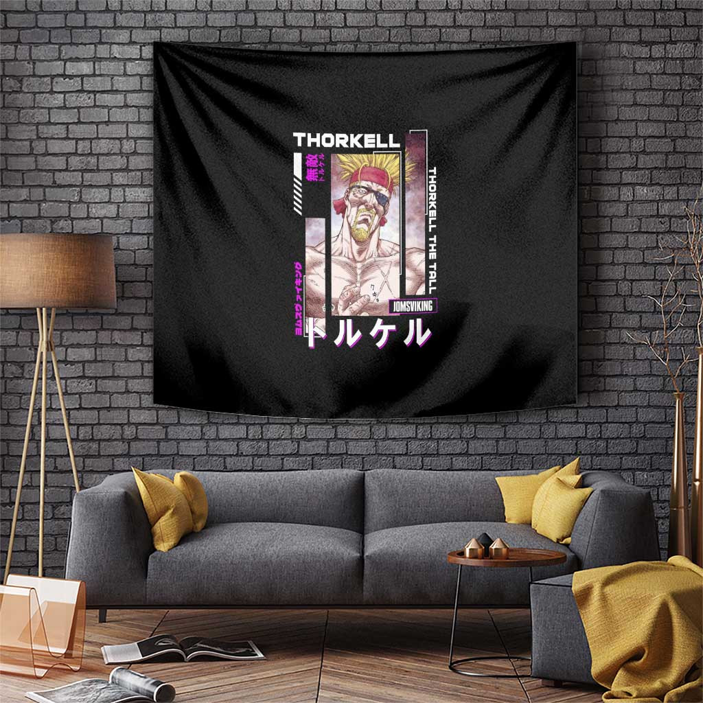 Thorkell Vinland Saga Anime Tapestry Pullover Featuring Jomsviking Character Art