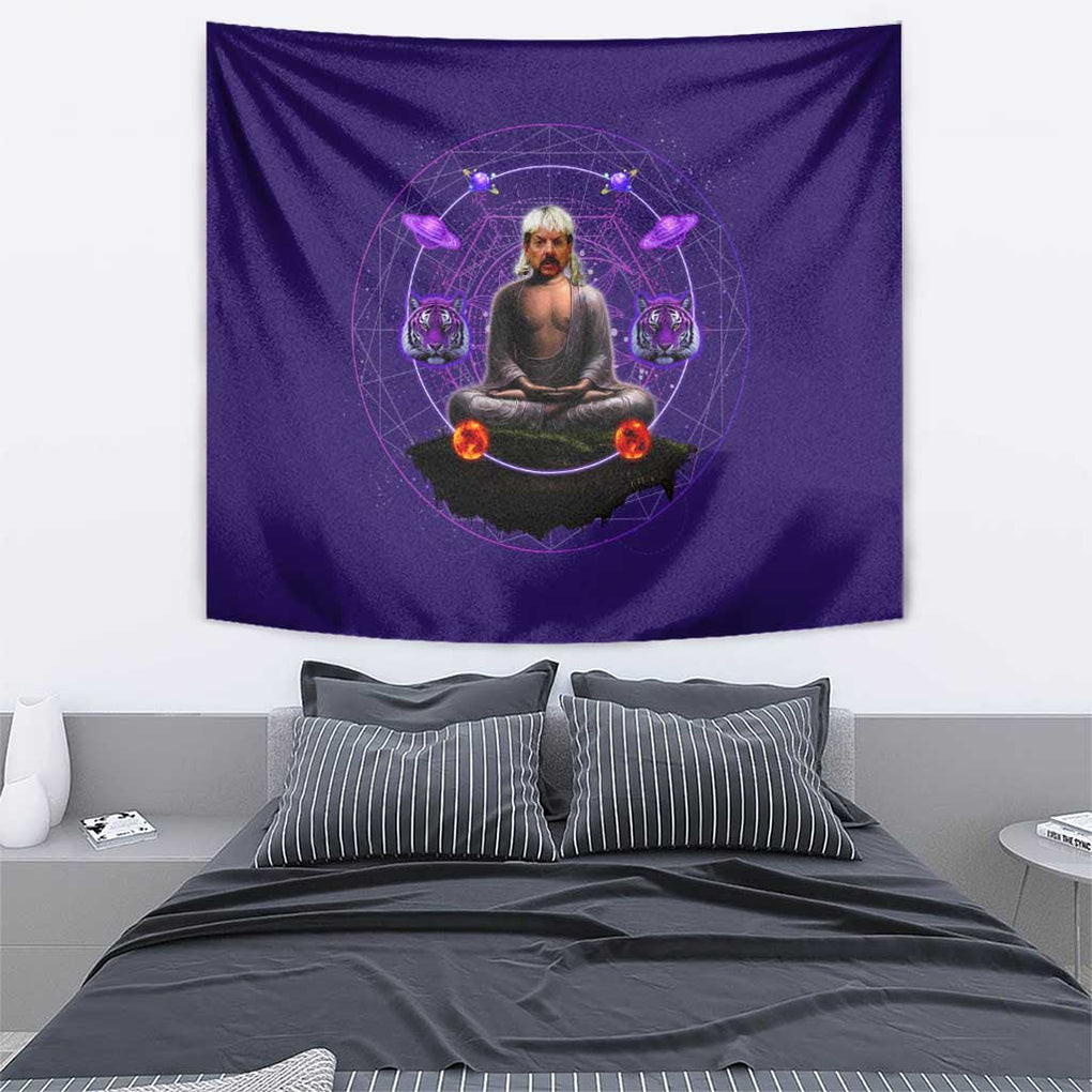 Tiger King Trippy Joe Exotic Astral Meditation Tapestry Trippy Style